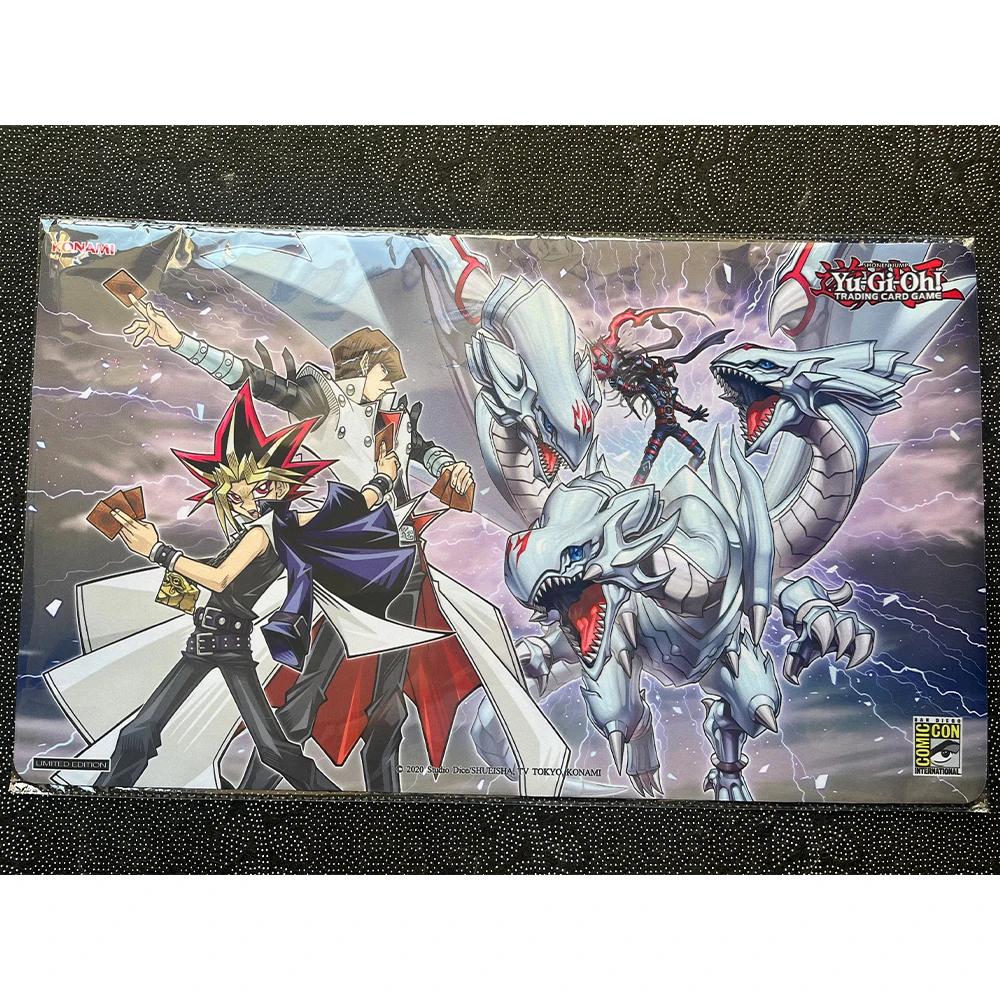 Deluxe Yugioh Trading Card Game Playmat - Premium Table Mat, 600x350mm