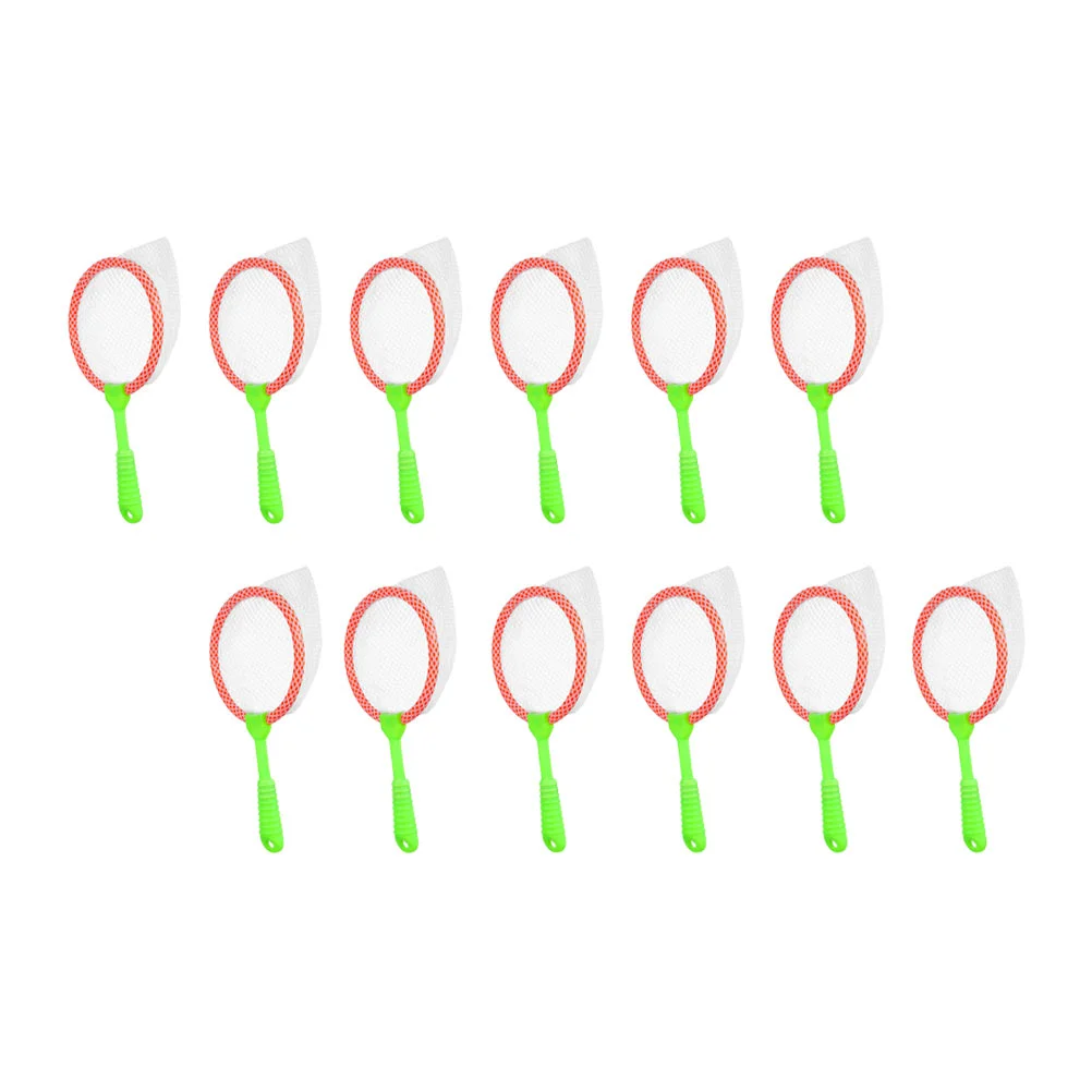 

12 Pcs Children's Fishing Net Nets Caterpillar Childrens Toys Babies Kids Outdoor Fishnets Insect Catching Tool Aquarium