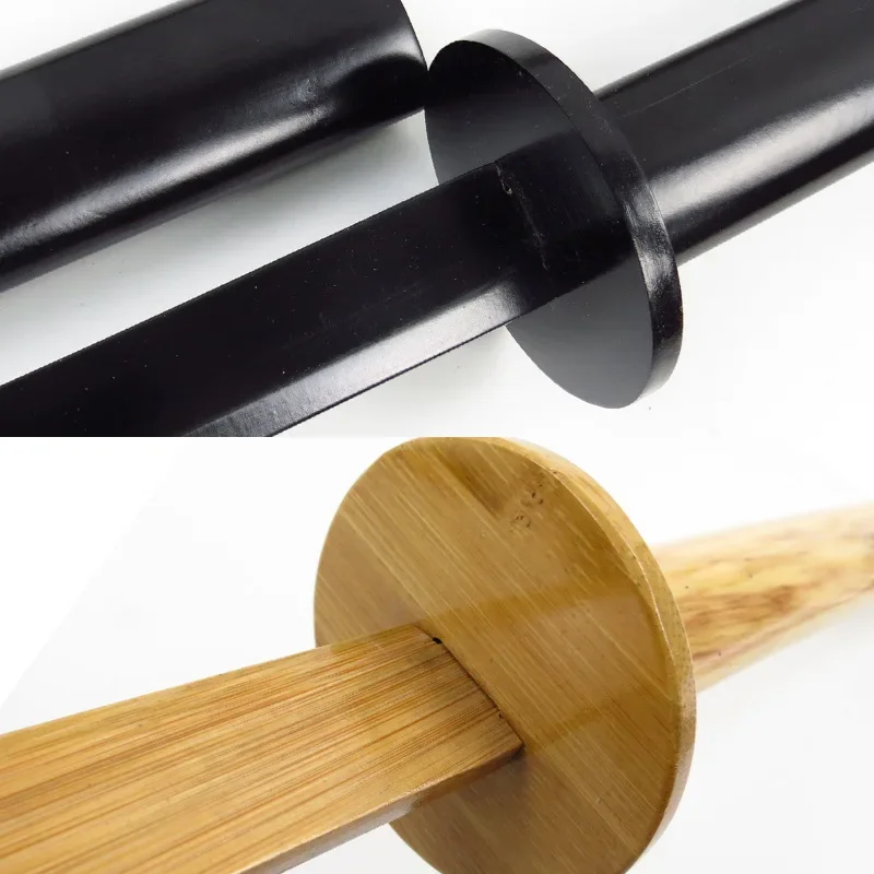 Telescopic Sword Bamboo Knife Set Japanese Katanas Wood Kendo Bamboo Knife Fighting Tools Training Sword Wushu Sports Entertainment Martial Arts Weapons Equipment
