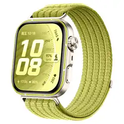 Premium Nylon Loop Band for Huawei Watch Fit - Sport Strap Bracelet Accessory (05 Field green)