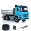 Toys 1/14 6x6 RTR Metal Chassis Hydraulic RC Dumper Truck Sound Light DIY Cabin TOUCAN Radio Control Car Model Vehicle for Boys 6
