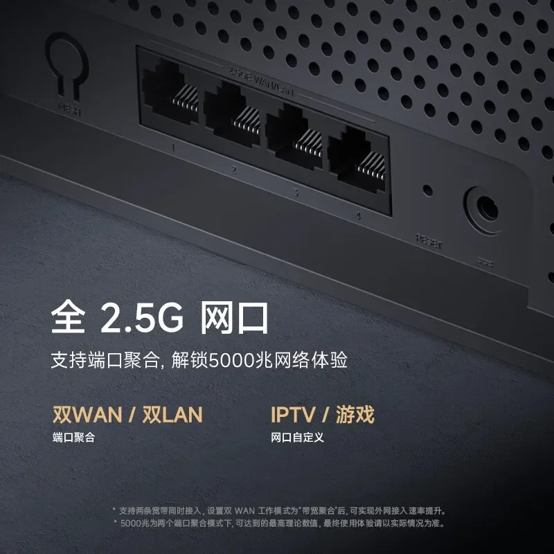 Xiaomi be6500 wifi7 無線LANルーター Xiaomi Router BE6500 Wi-Fi 7 4-Core 2.5G Ethernet Port lOT