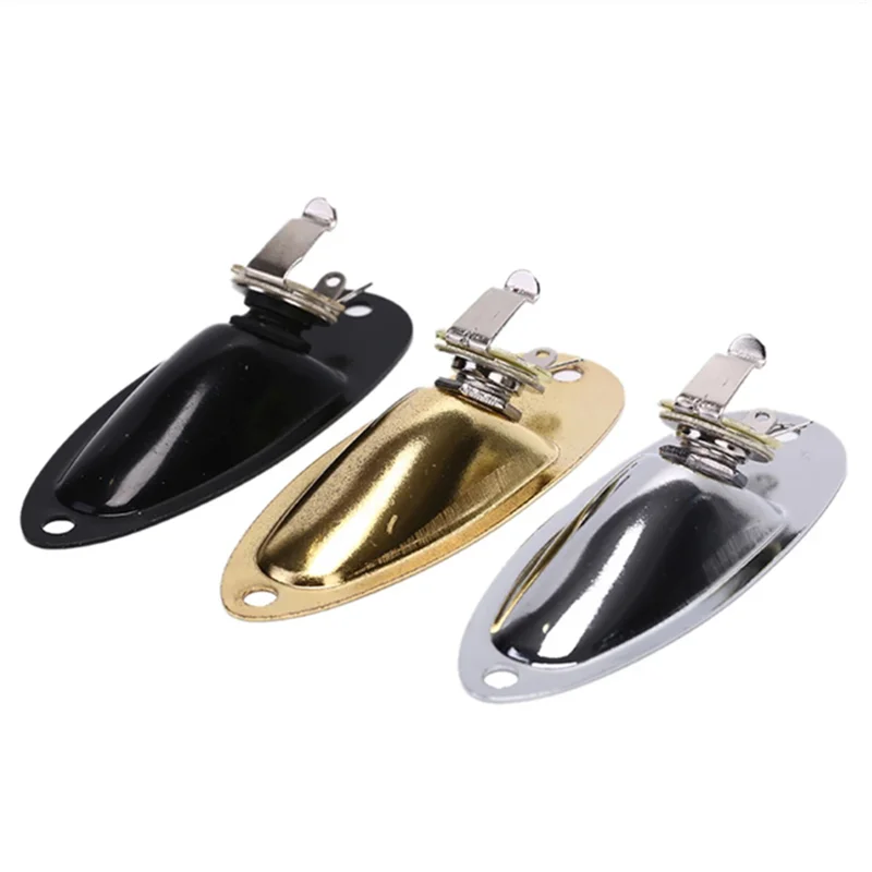 Guitar Jack Socket Electric Guitar Pickups Professional Boat Style 1/4" Guitar Pickup Output Input Chrome Jack Plug Socket For Electric Guitars Guitar Parts