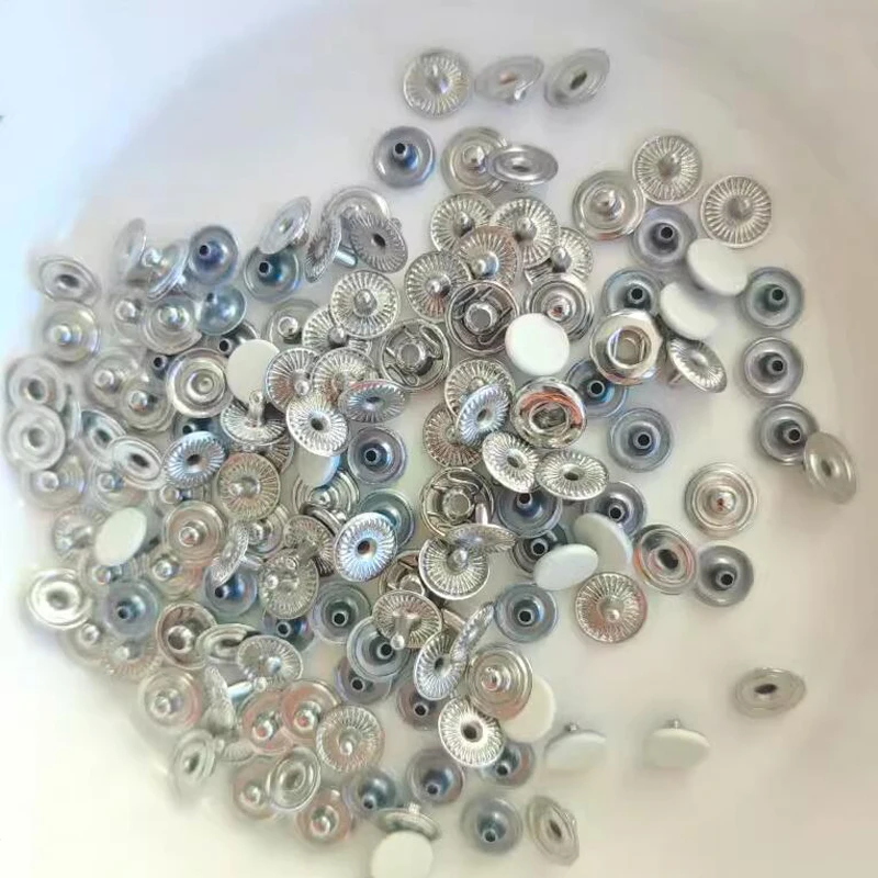 Wholesale 100-400sets Mini Colorful 6mm Round Metal Snap Buckles Sewing Doll Clothing Shoes Bags Decorative Coat Snap Button DIY 3