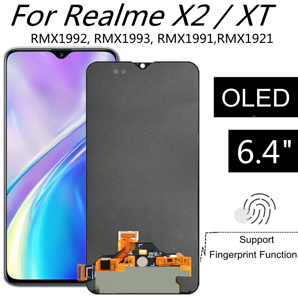 6.4" OLED For Realme X2 RMX1992 RMX1993 Dungmobile.vn