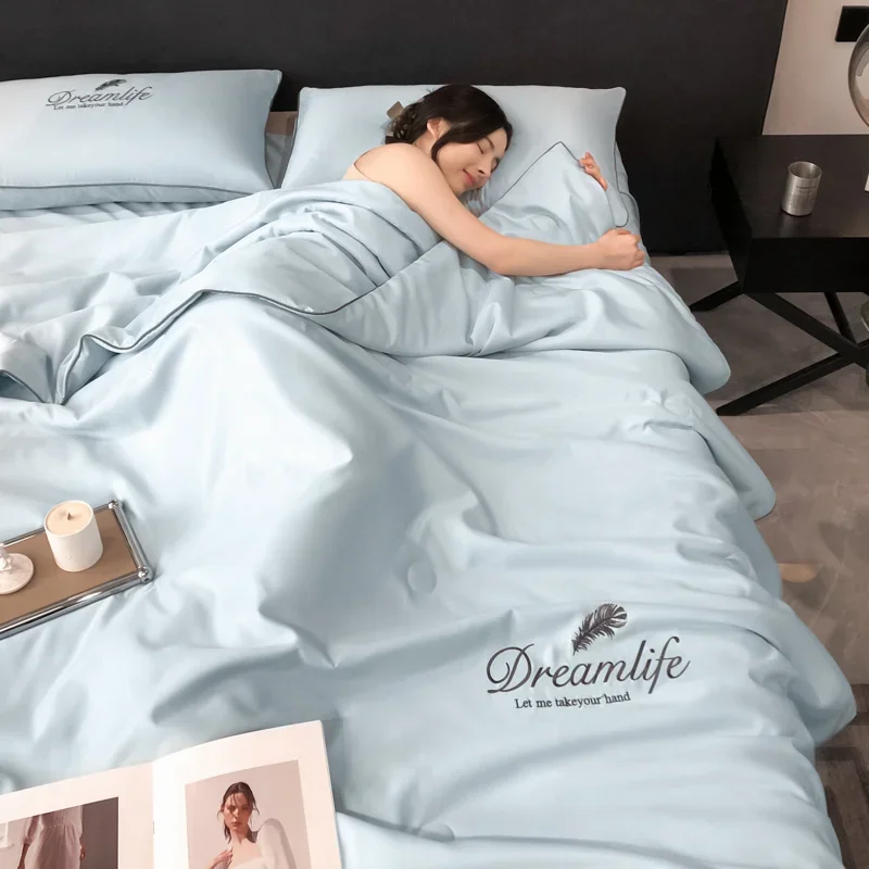 Summer Quilt Summer Quilt Set Bed Comforter 1 Pc Queen Size Soft Comfortable Quilts Machine Washable Single Double Blanket for Bed Quilted Spring Summer Quilt Comforter