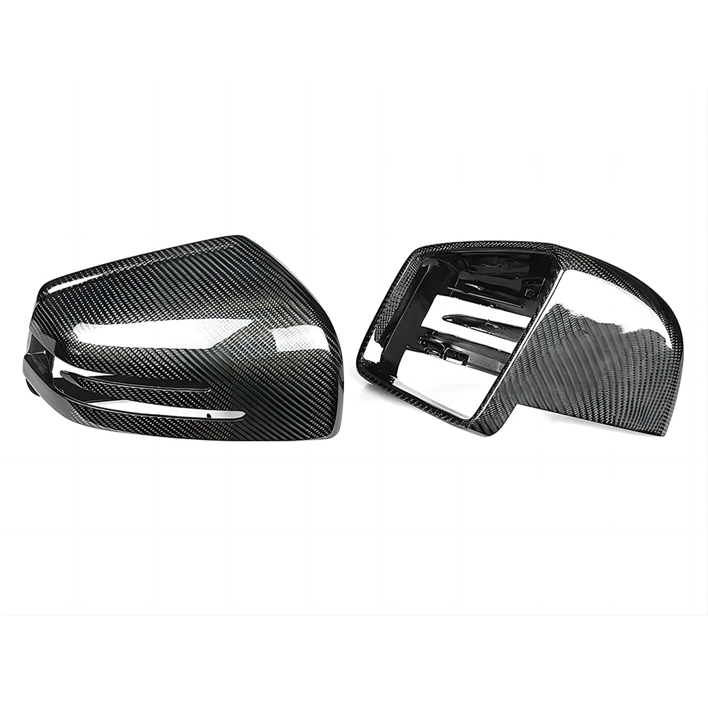 

Replacement Rearview Side Mirror Covers Cap For Mercedes Benz X166 W251 ML R Class OEM Style Carbon Fiber Casing Shell