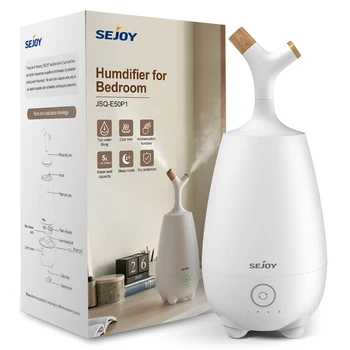Sejoy-humidificador de aire de aromaterapia para el hogar, difusor de niebla ultrasónica inteligente, nebulizador de aceite H2O, pulverizador Dual, 5L