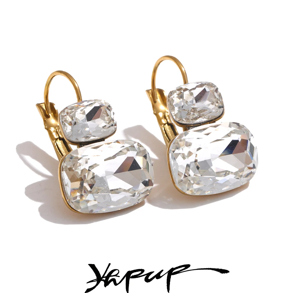 Yhpup Earrings French Hoops Women