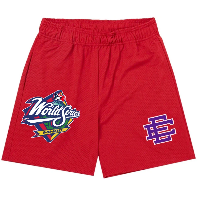 EE LosAngeles Sports Shorts Fitness Basketball Pants Beach Pants Shopping Travel Mesh Breathable NCAA College Basketball casual shorts Casual Shorts