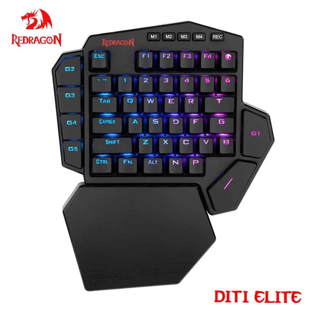 [최신|인기상품]한손키보드 => REDRAGON DITI ELITE K585 RGB 42 키, 2.4Ghz 무선 기계식 게이밍 키보드 [ChinaNOW | 추천상품]