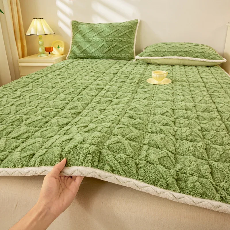 New Class A Padded Thickened Thermal Tafu Soft Mattress Household Mattress Bed Blanket Non-slip no pillowcase