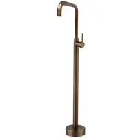 ก๊อกน้ําอ่างอาบน้ําอิสระทองเหลืองโบราณพร้อมฝักบัวติดผนังก๊อกผสมน้ําร้อนน้ําเย็น 5