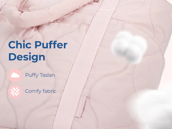 Soft quilted texture close-up