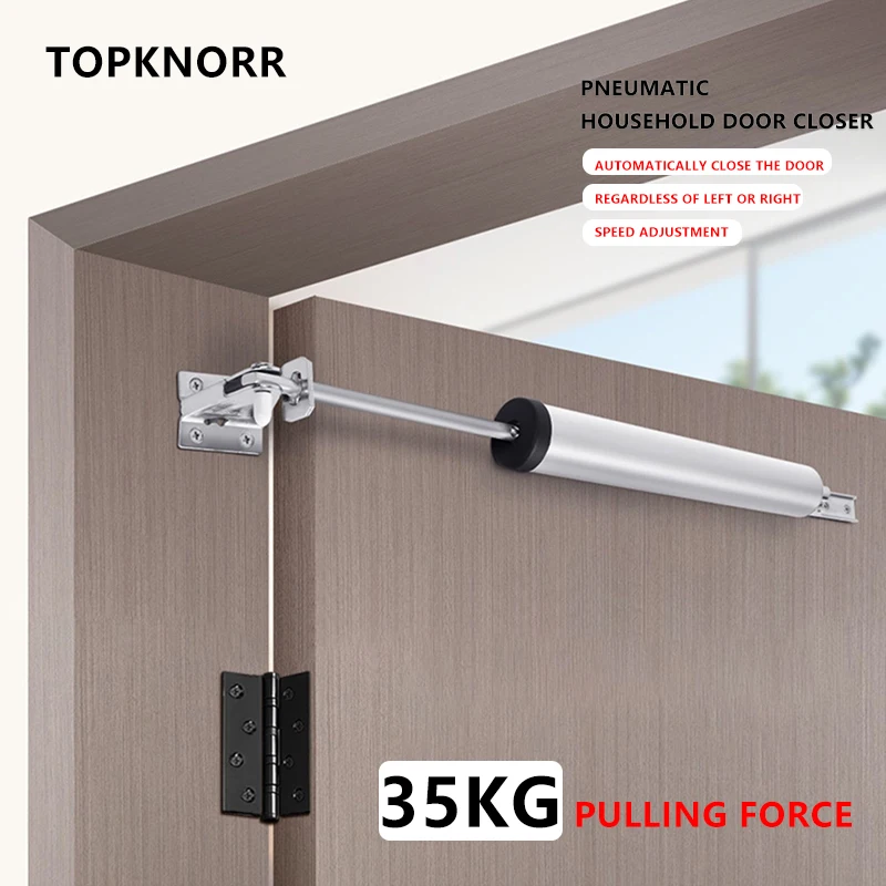 Fecho da Porta Automática Hidráulica Pneumática Velocidade Ajustável Posicionamento Mais Próximo Hardware de Suporte de Madeira Doméstico 35kg