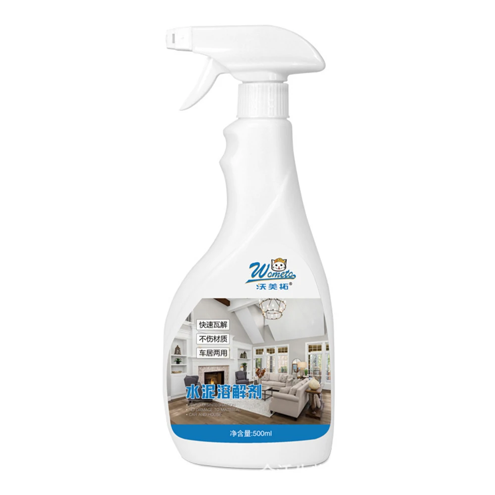 500ML Cement dissolving agent cleaner sediment loosening agent fast dissolving remover and decontamination liquid cement nemesis