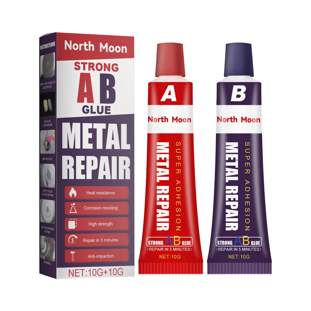 20g Ab Glue Iron Stainless Steel Aluminium Alloy Glass Plastic Wood