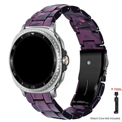 Transparent Resin Band Strap for Women - Stylish Bracelet for Watches (Pu)