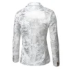 Mens Blazer Jacket Fashion Business Handsome British Style Casual Slim-fit Print Wedding Work Hot Chick At The Bar  Blazers 2