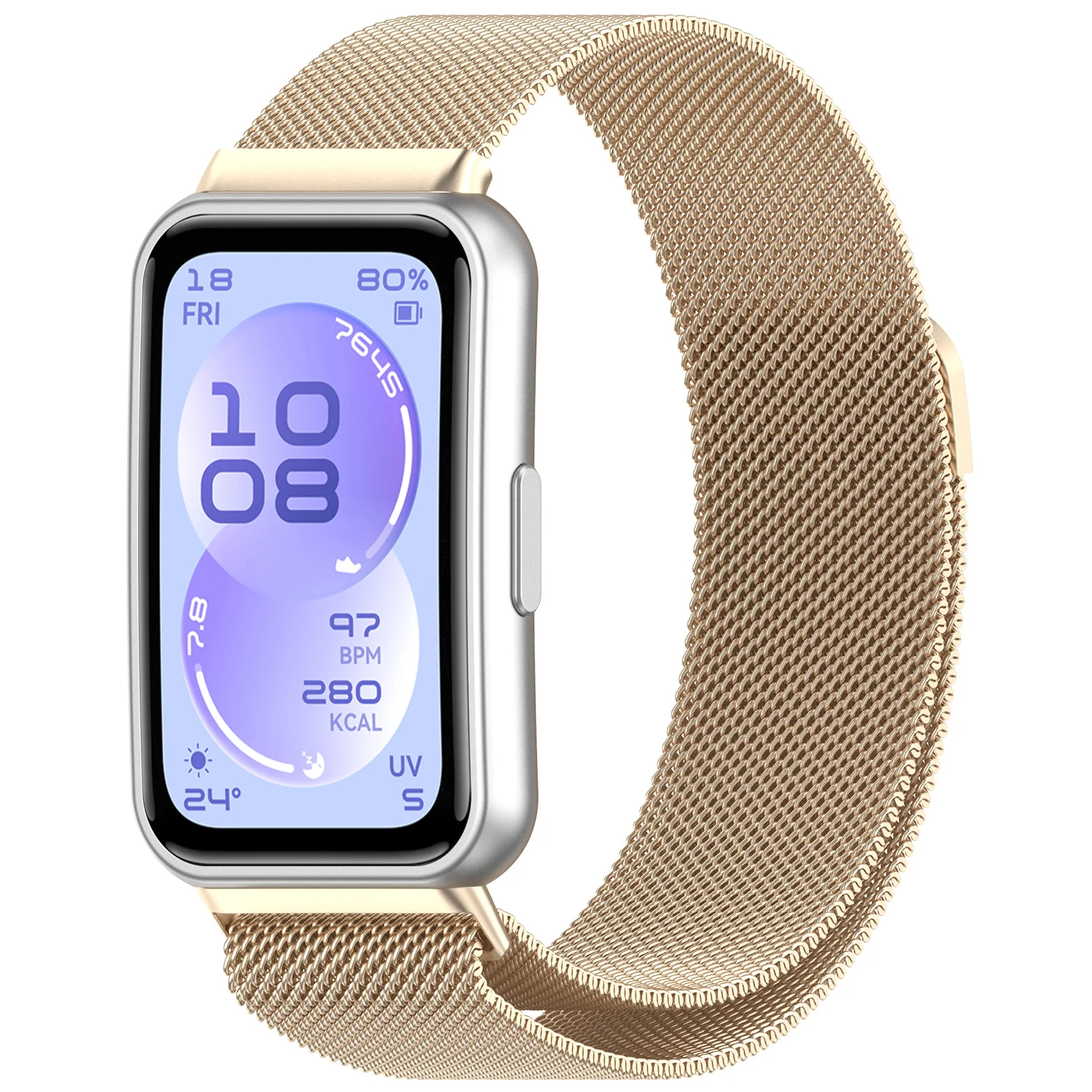 Milanese Loop Magnetic Metal Strap for Smart Band Accessories