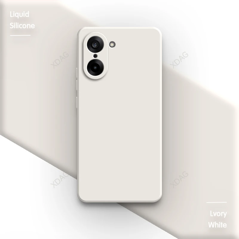 Premium Liquid Silicone Soft Back Cover - Fashionable and Protective Design