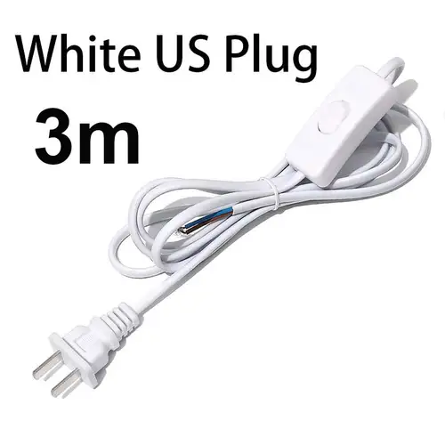 AC85-265V 660W 1.8m 3m 5m Electric Wire Lamp Switch Cable International Standard Power Cord With Switch Plug Copper Wire - Image 17