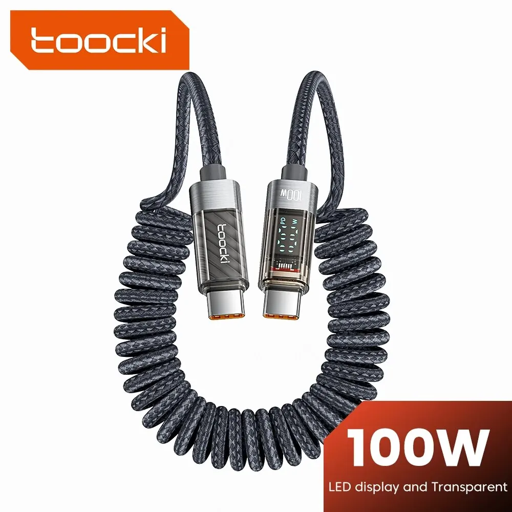 Câble Toocki USB-C vers USB-C Transparent 6