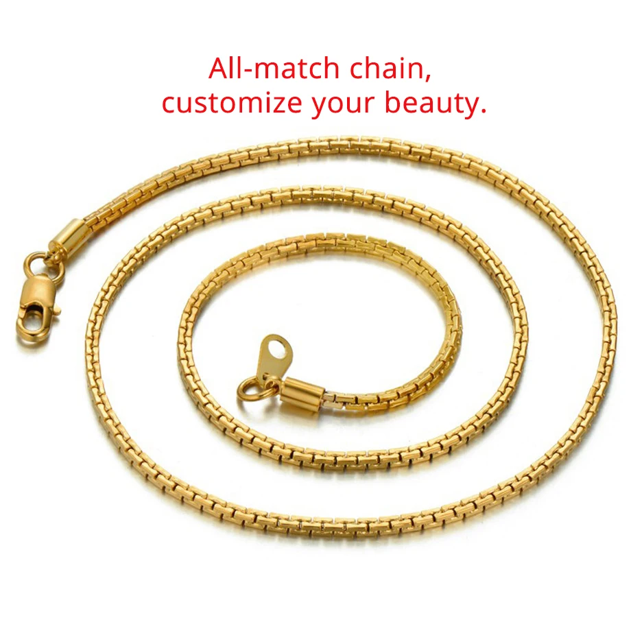Stainless Steel Gold Chain For Men 