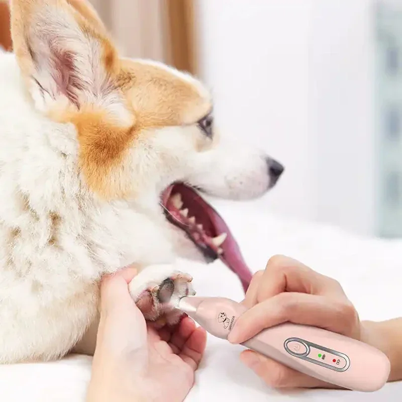 Professional Electric Pet Foot Hair Trimmer with LED Lights Rechargeable Dog Hair Clipper Cat Hairdresser Pet Grooming Equipment
