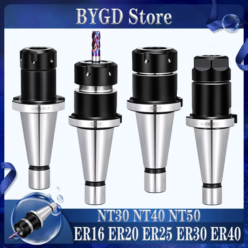 BYGD ISO40 ER ISO50 ER DIN2080 ER NT30 ER NT40 ER NT50 ER ER16 ER20 ER25 ER32 ER40 NT ER Werkzeughalter Spannzangenfutter Halterung Werkzeug