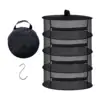 Herb Drying Rack Collapsible 4 Layer Breathable Herb Dryer Herb Drying Hanger 2