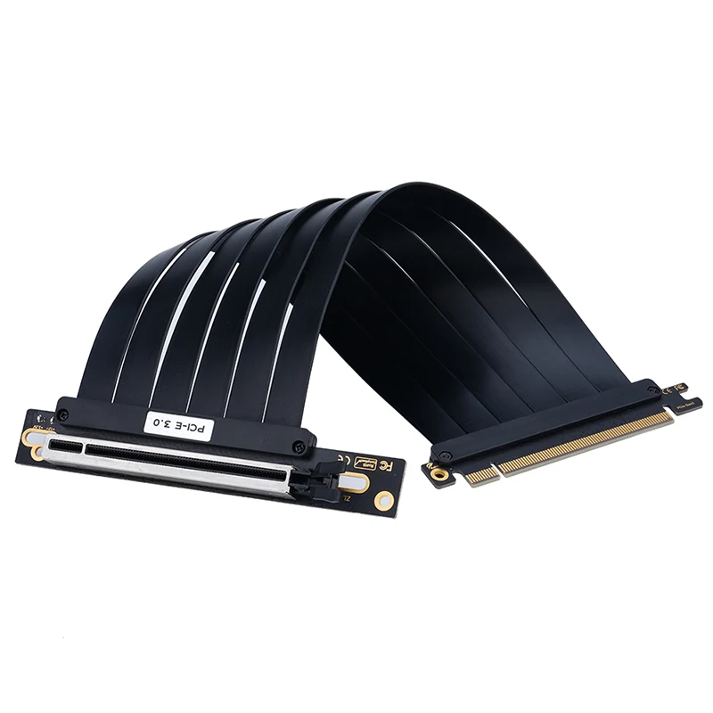 Cavo Riser PCIE 5.0 X16 128Gbps 20cm - Estensione GPU 180 Gradi Professionale