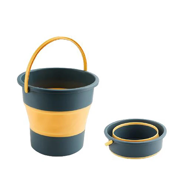 Portable Foldable Bucket Basin 5-10L Tourism Outdoor Cleaning Bucket  Fishing Camping Car Washing Buckets Clean Accessories - AliExpress
