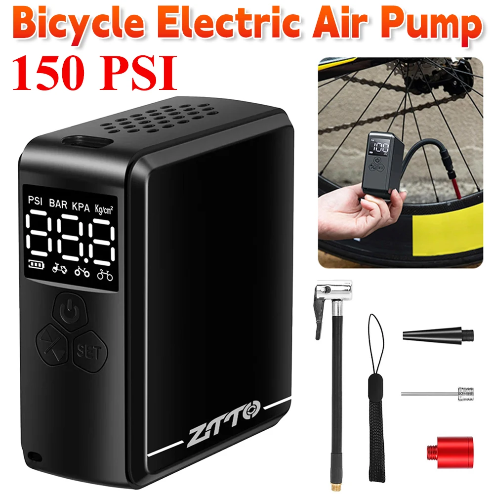 electric air pump for bicycle Limited Time Offer is firm and pressure resistant Cycplus A2 Electric Air Pump