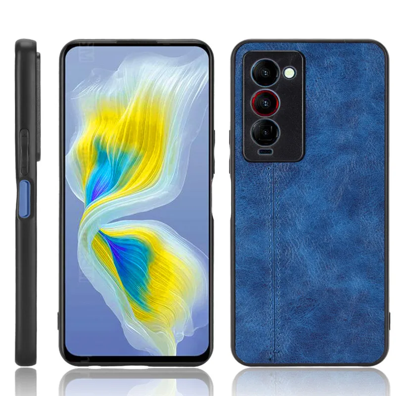 Luxury PU Leather Hard Back Cover - Shockproof Protective Skin for Tecno Camon 18 Premier