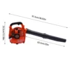 25.4CC  Commercial Handheld Leaf Blower Heavy Duty Gas Powered 2-Stroke Grass Clean Tool Leaf Blower 6