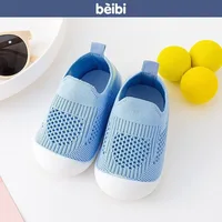 Baby Spring/Summer Soft Sole Socks Shoes Mesh Unisex Baby Anti Slip Floor Socks Children's 0-3T Lightweight Soft Walking Shoes 3