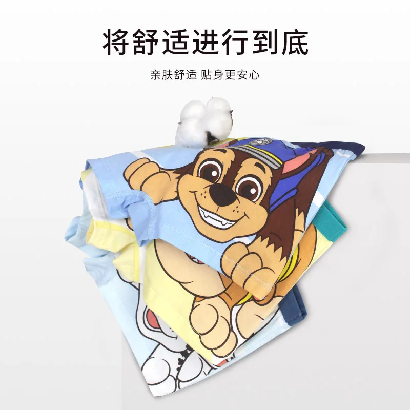 Boys Underwear Children Underwear Genuine Paw Patrol 4PCS/set Baby Boys Cartoon Underpants Kids Underwear Cotton Panties 2-8Y