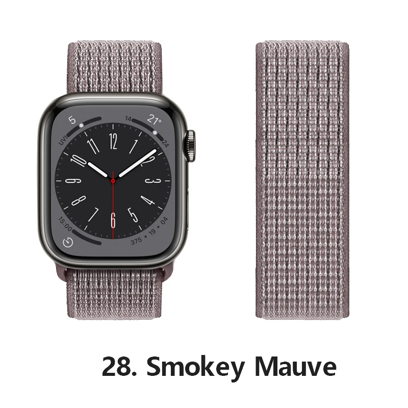 Premium Nylon Sport Strap for Smartwatch - Breathable and Adjustable Bracelet Band