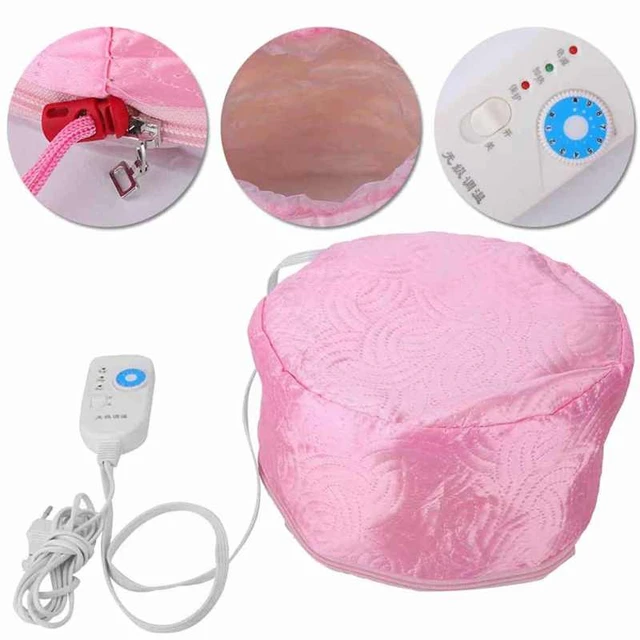  Hair Steamer Deep Conditioning Heat Cap Thermal Hair Hat, 3  Gears Adjustable Hair Steamer Heating Heating Hat Electric Steam Haircare  Oil Baking Hat Nourishing Hair Care Tool Deep Conditioning 