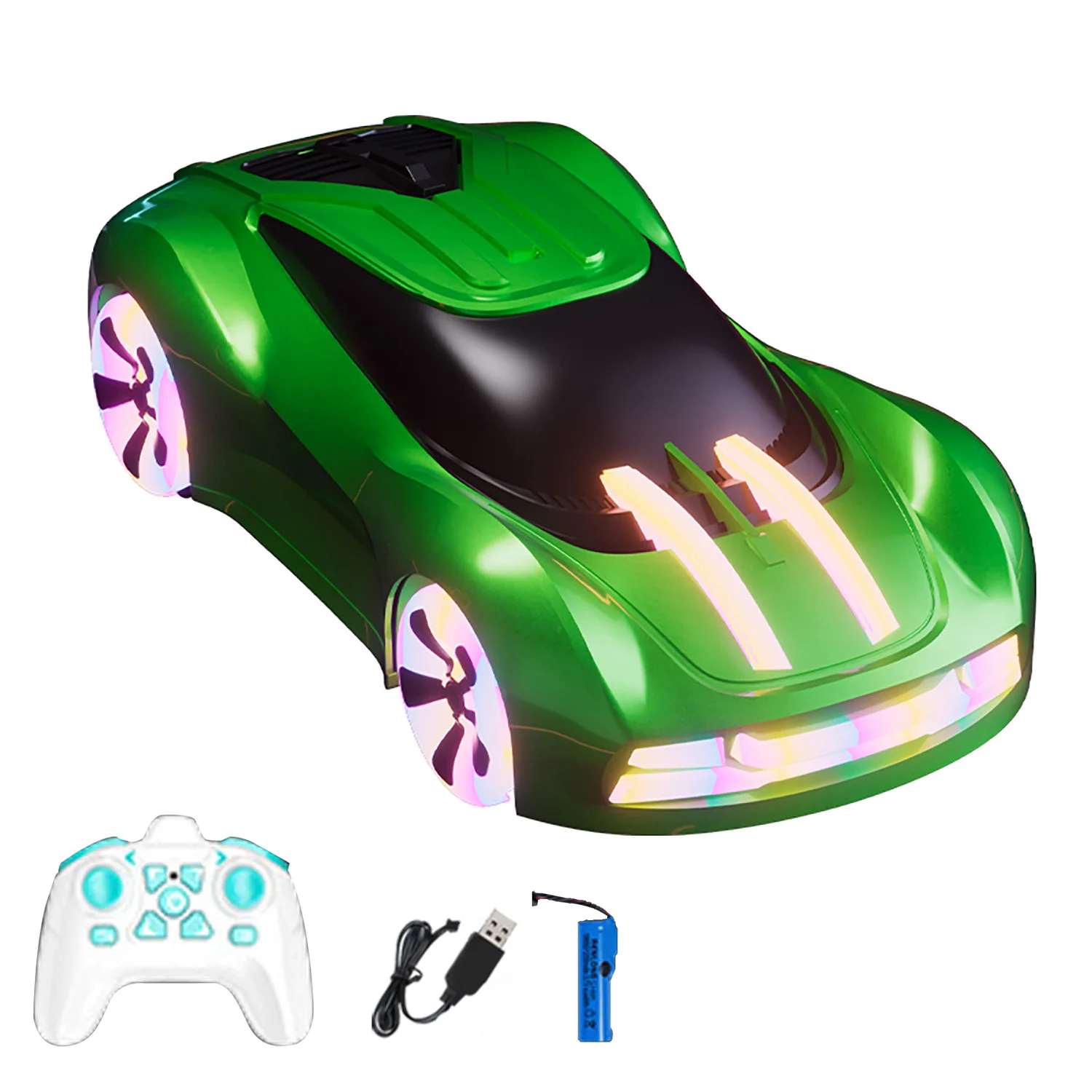 Auto RC 1:18 2.4Ghz 4x4 con Rotazione a 360°, Drift e Luci Fantastiche, Musica e Spray - Nuova Auto Concept a Controllo Remoto Pronta all'Uso - Image 5