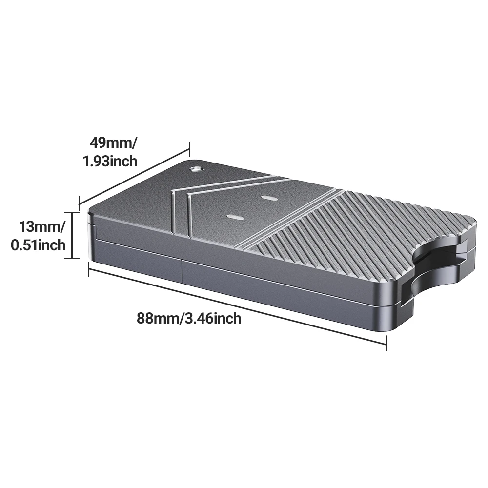 Jeyi-leitor de Cartões Cfexpress com Caixa de Alumínio Adaptador de Cartão de Memória Windows Macos Android Usb 3.2 Gen2 10gbps cf e tipo b - Imagem 5