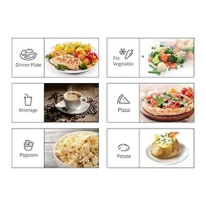 Description Picture 6 of itemEM720CPL-PM Countertop Microwave Oven with Sound On/Off, ECO Mode and Easy One-Touch Buttons, 0.7 Cu Ft/700W, Pearl Whit