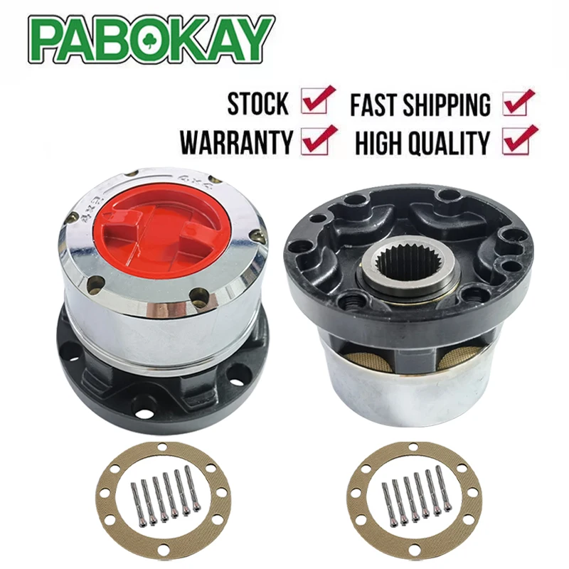 

2 pieces x for TOYOTA HiLux 4Runner LN/RN T100 AGRALE Marrua 200 manual free wheel locking hub AVM413HP B009HP