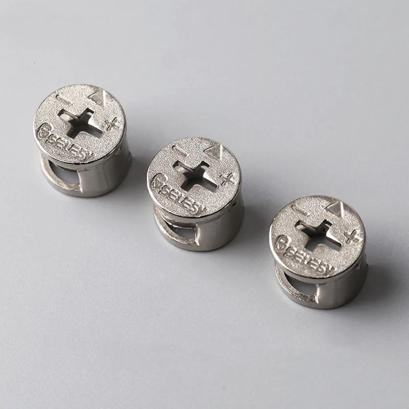 20Pcs Three In One Screw Furniture Connector Clothes Cabinet Desk Link Fixer Eccentric Wheel Nut Connection