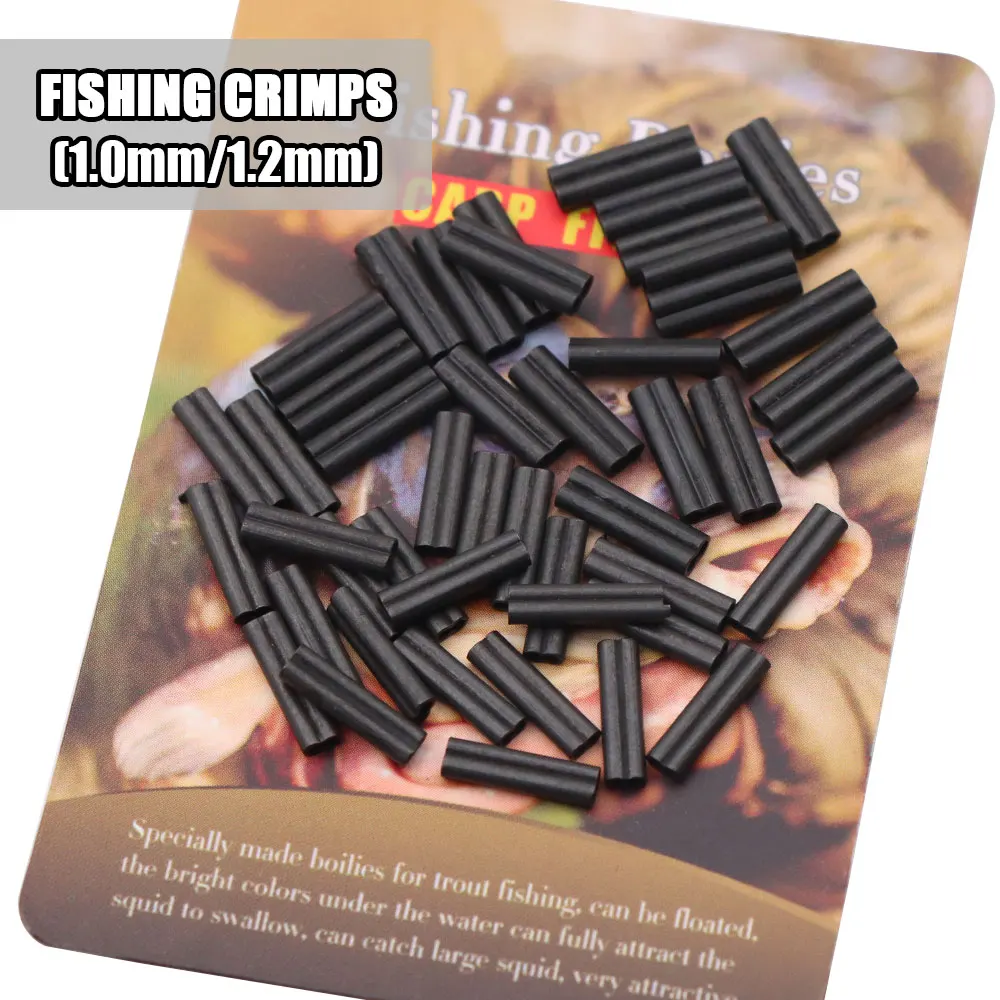 50pcsCarpFishingAccessoriesFishingCrimpsForChodRigHooklink