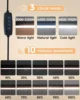 LED Desk Lamp With Clip, Desk Lamp With Eye Care, Office Light With Adjustable Brightness  3 Lighting Modes, 10 Brightness 2