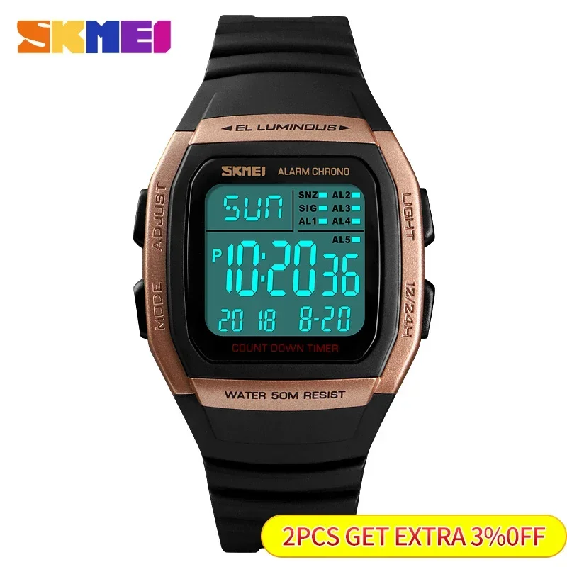 Skmei Men's Outdoor Luminous Digital Sport Watch
