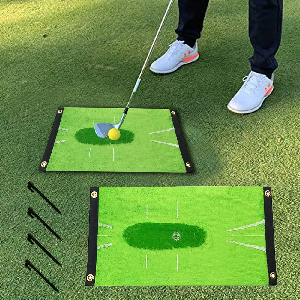 

Golf Training Mat Swing Detection Batting Pad Golf Practice Training Aid CushionOutdoor