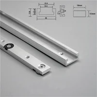 Aluminium alloy T-tracks Slot Miter Track And Miter Bar Slider Table Saw Miter Gauge Rod Woodworking Tools DIY 2